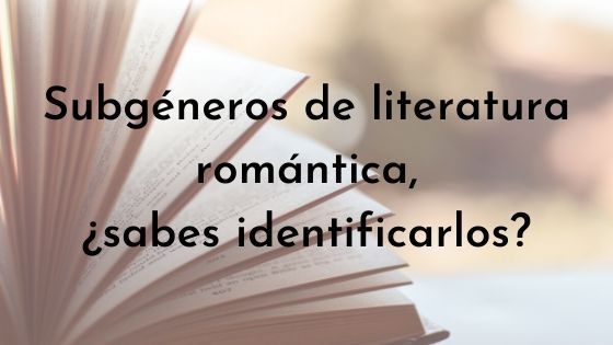 subgéneros de literatura romántica