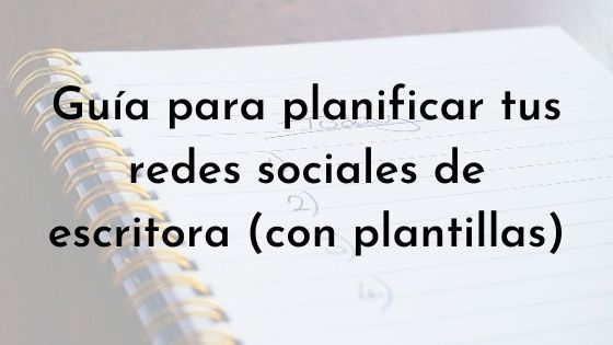 guía para planificar redes sociales